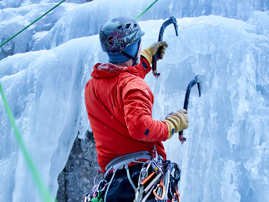 Ice climbing